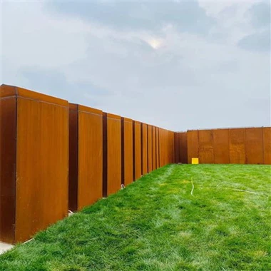 Piastra in acciaio Corten S355J0W